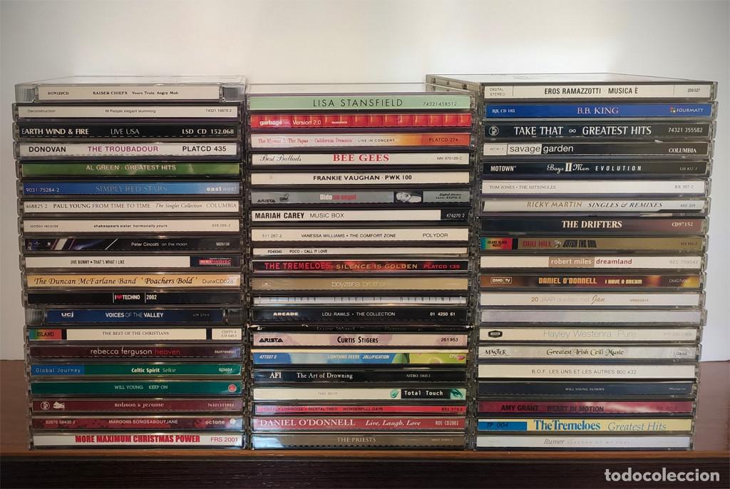 CDs de m&uacute;sica: Lote de 61 CDs pop internacional
