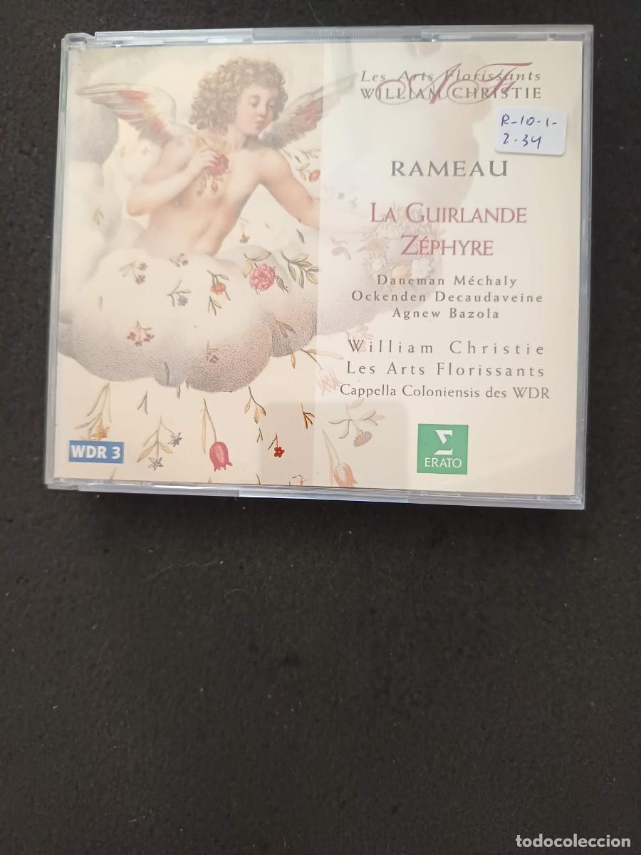CDs de m&uacute;sica: 2 CD. RAMEAU: LA GUIRLANDE / Z&Eacute;PHYRE. DIR: WILLIAM CHRISTIE. LES ARTS FLORISSANTS. CAPELLA COLONIENS