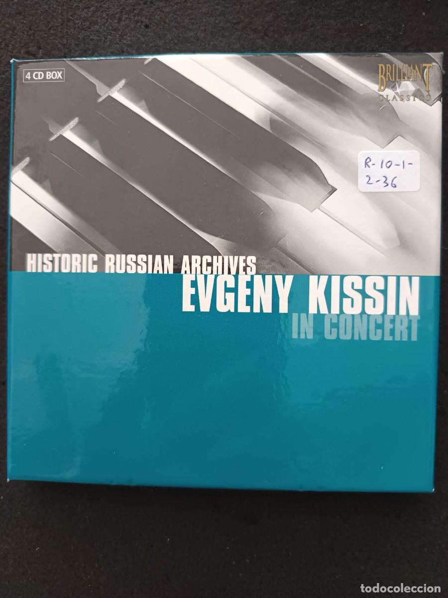 CDs de m&uacute;sica: 4 CD BOX. EVGENY KISSIN IN CONCERT. HISTORIC RUSSIAN ARCHIVES