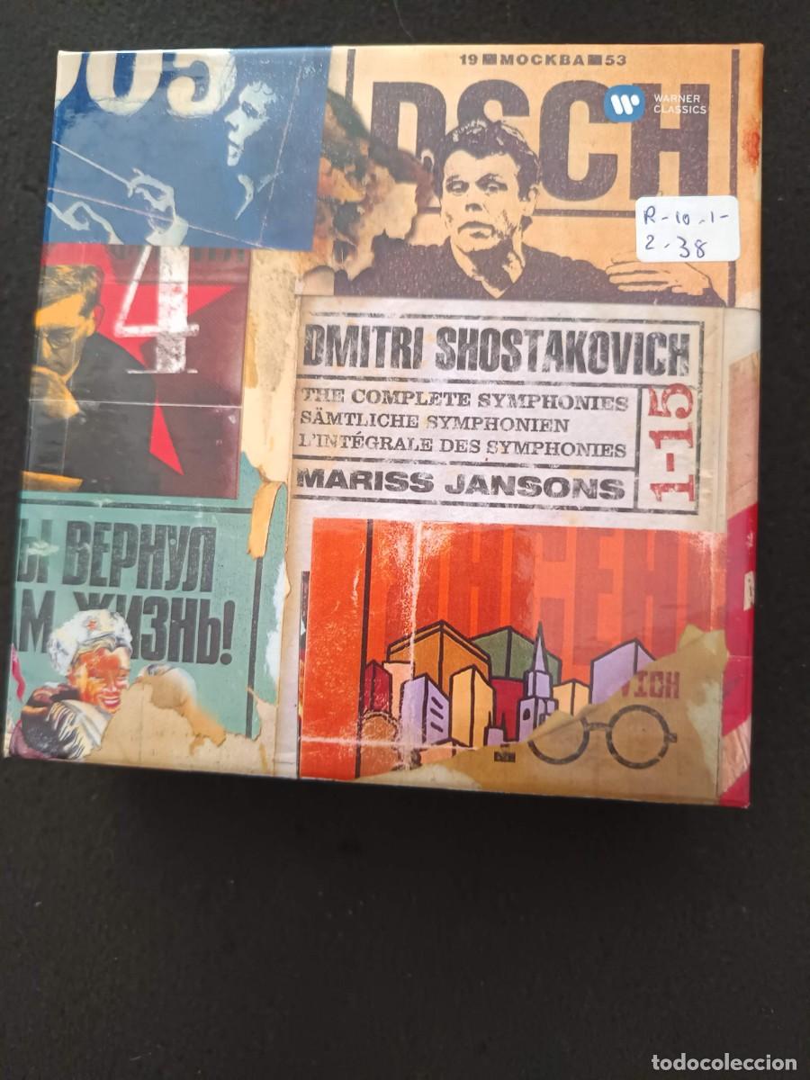 CDs de m&uacute;sica: 10 CD BOX. DMITRI SHOSTAKOVICH. THE COMPLETE SYMPHONIES. DIR: MARISS JANSONS