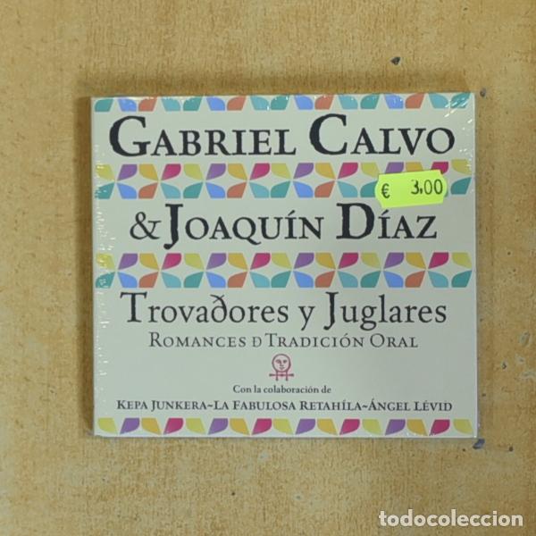 CDs de m&uacute;sica: GABRIEL CALVO & JOAQUIN DIAZ - TROVADORES Y JUGLARES - CD
