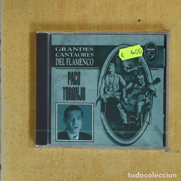 CDs de m&uacute;sica: PACO TORONJO - GRANDES CANTAORES DEL FLAMENCO - CD