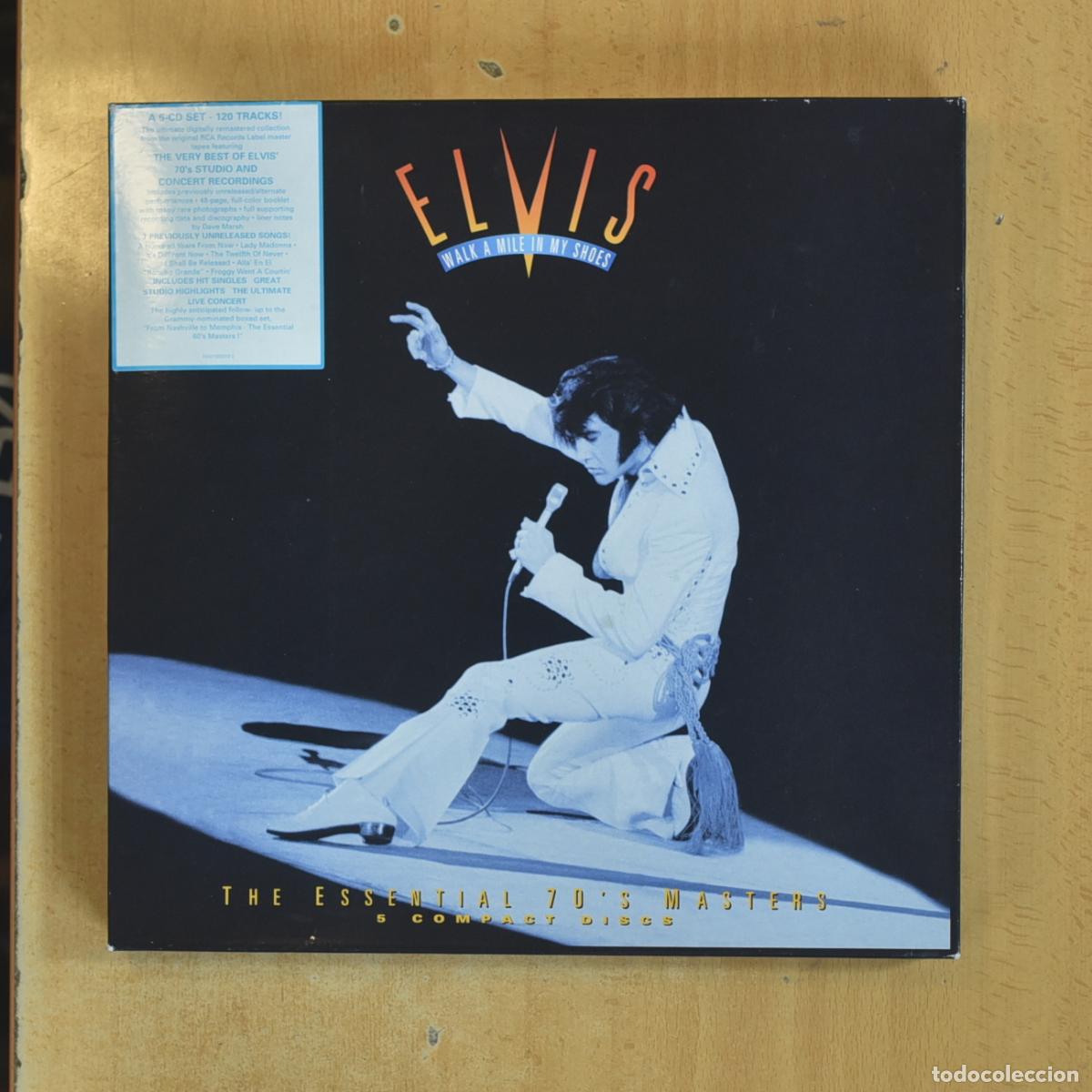 CDs de m&uacute;sica: ELVIS - WALK A MILE IN MY SHOES THE ESSENTIAL 70S MASTERS - CD