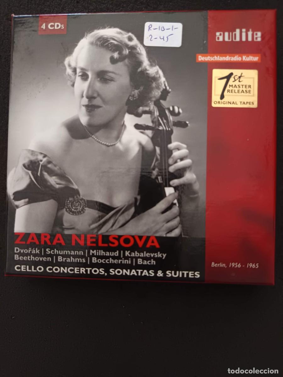 CDs de m&uacute;sica: 4 CD BOX. ZARA NELSOVA: CELLO CONCERTOS, SONATAS & SUITES. BERLIN, 1956-1965. DVOR&Aacute;K, SCHUMANN, MIL