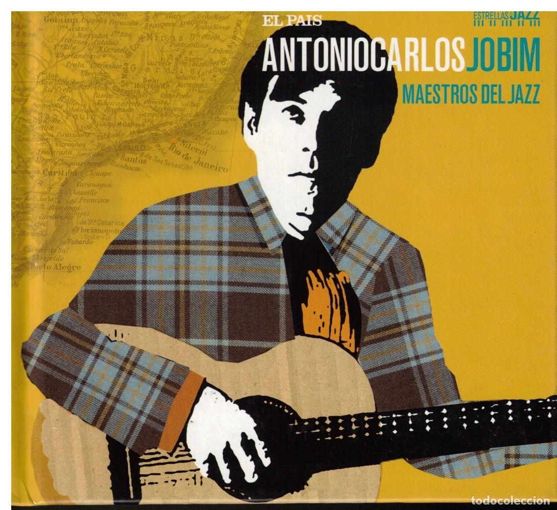 CDs de m&uacute;sica: CD ANTONIO CARLOS JOBIM - MAESTROS DEL JAZZ - NUEVO
