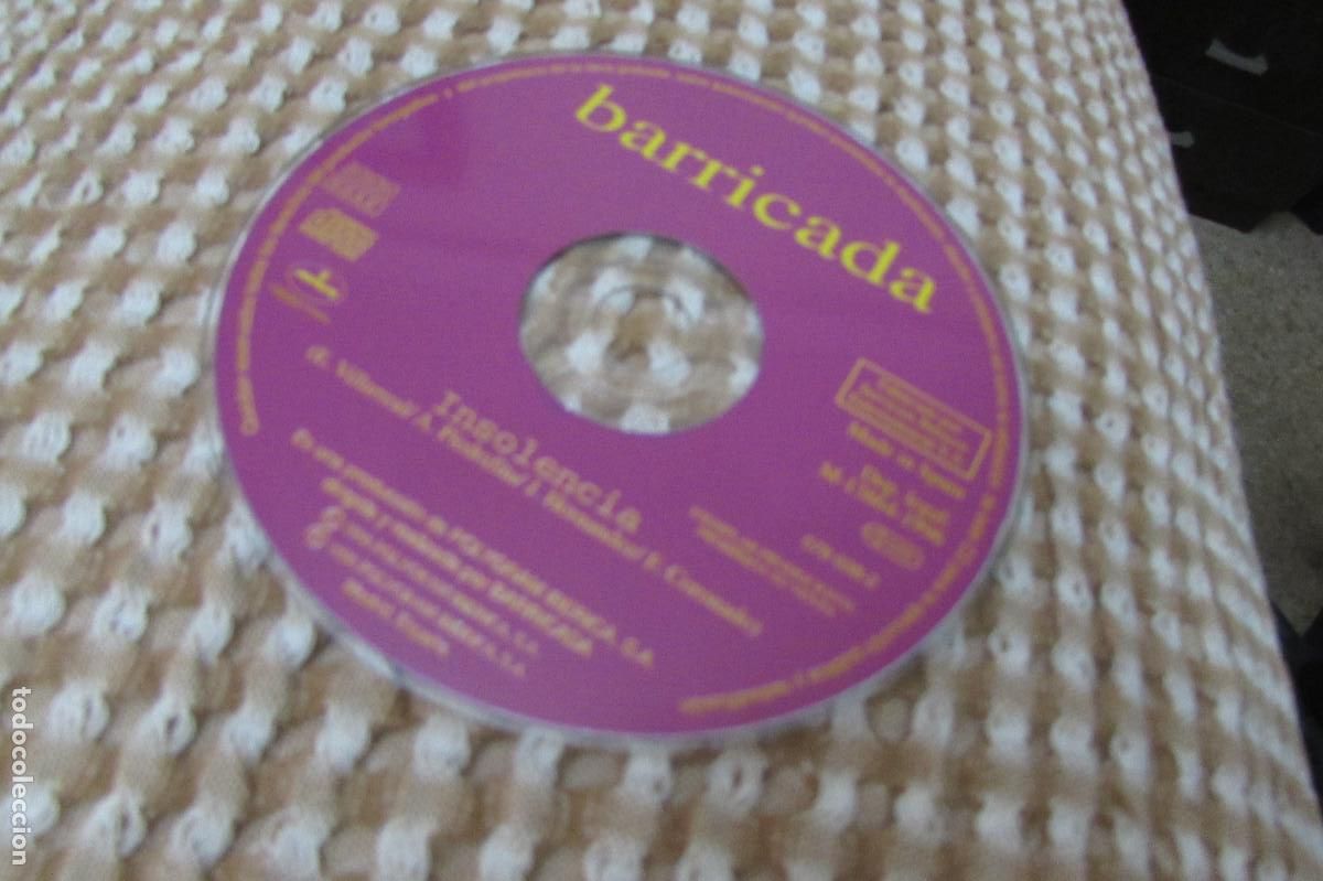 CDs de m&uacute;sica: Barricada ( promocional insolencia ) SOLO DISCO
