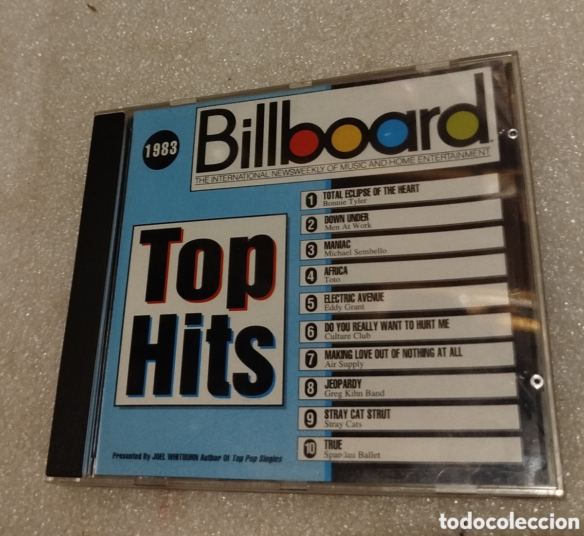 CDs de m&uacute;sica: Billboard. Top hits 1983