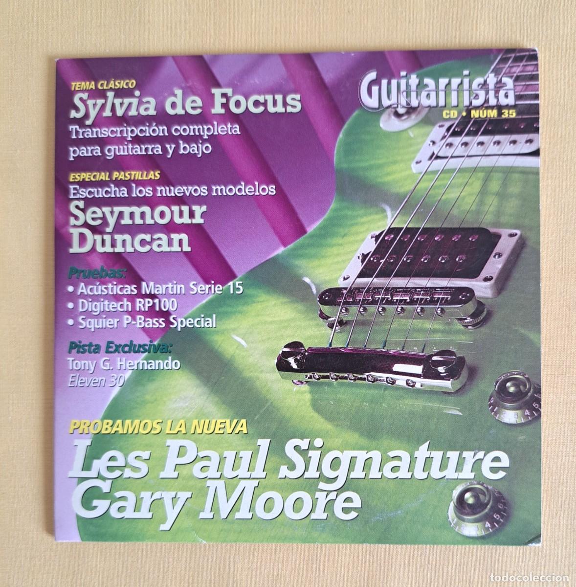 CDs de m&uacute;sica: GUITARRISTA - LES PAUL SIGNATURE GARY MOORE - CD NUM 35