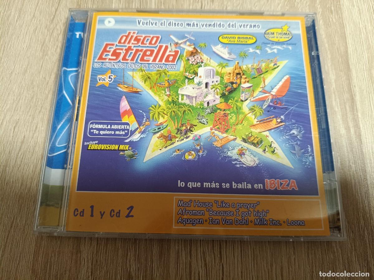CDs de m&uacute;sica: 2 CD - DISCO ESTRELLA - LO QUE MAS SE BAILA EN IBIZA - 2 DISCOS