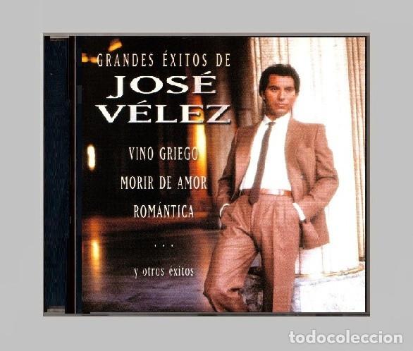 Musik-CDs: JOSE VELEZ. GRANDES EXITOS. RECOPILATORIO. CD.