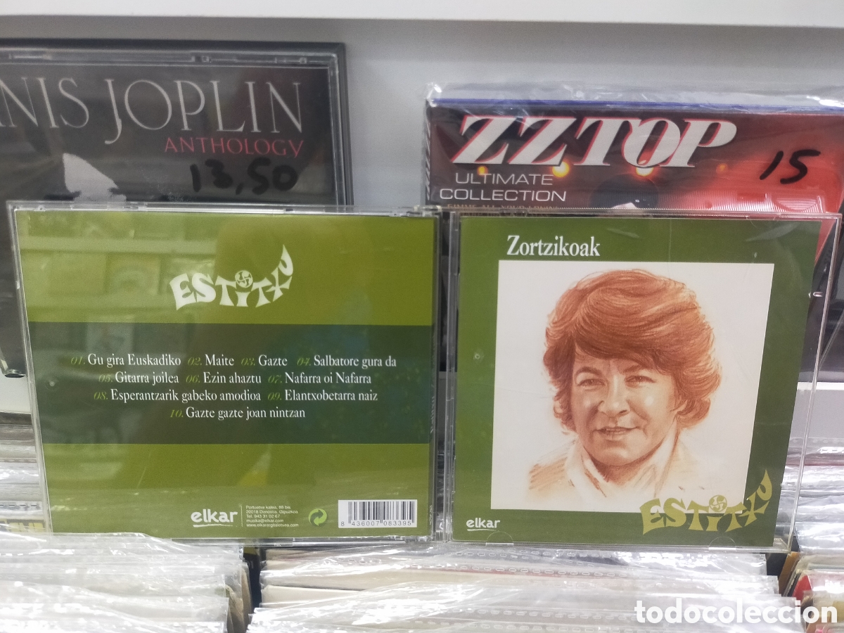 CDs de m&uacute;sica: Estitxu cd zortzikoak 2009