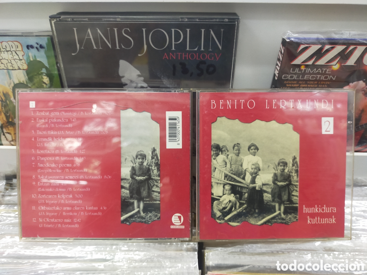 CDs de m&uacute;sica: Benito lertxundi cd hunkidura kuttunak 2 2002