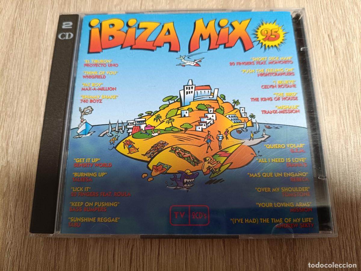 CDs de m&uacute;sica: DOBLE CD - IBIZA MIX 95 - El tiburon, Fat boy, Shimmy shake
