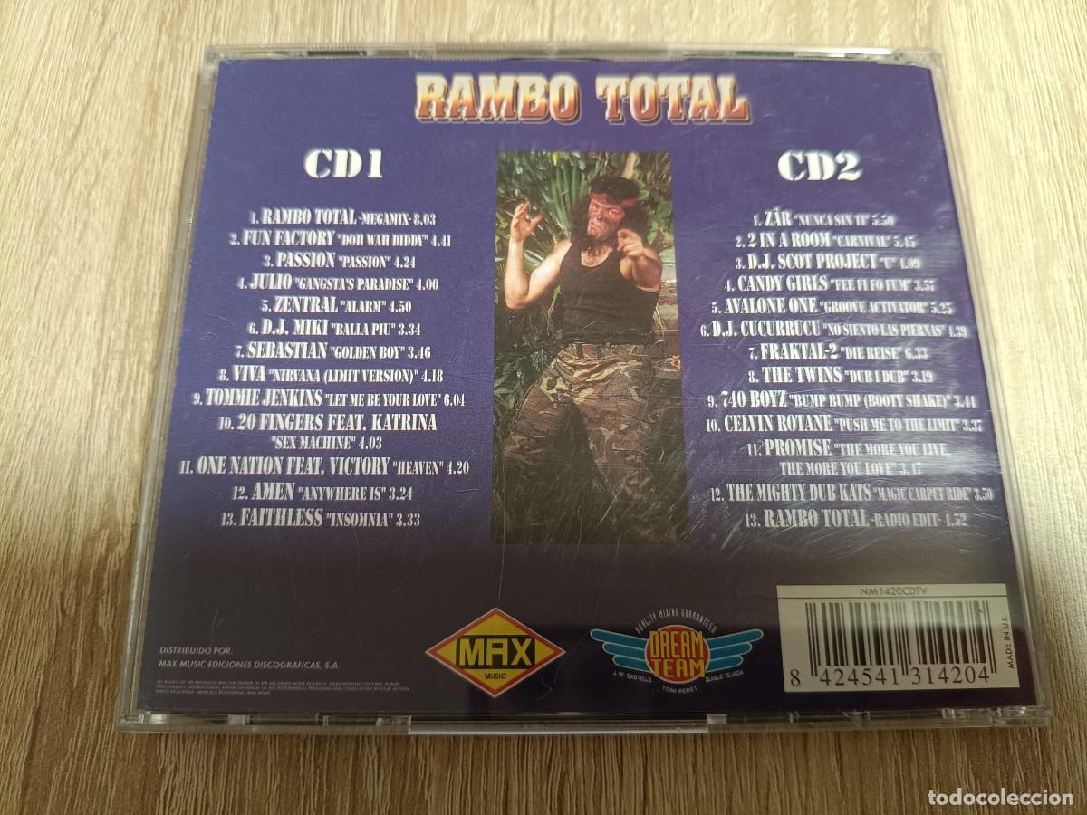 CDs de m&uacute;sica: DOBLE CD - RAMBO TOTAL - RAMBO TOTAL MEGAMIX - Foto 2