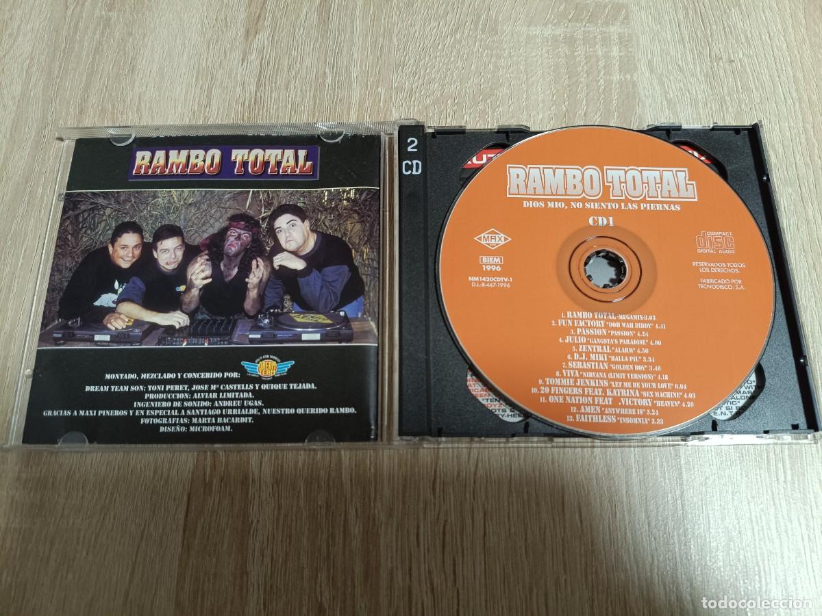CDs de m&uacute;sica: DOBLE CD - RAMBO TOTAL - RAMBO TOTAL MEGAMIX - Foto 3