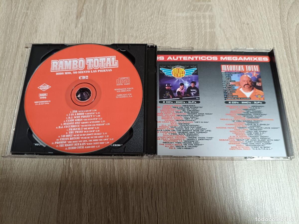 CDs de m&uacute;sica: DOBLE CD - RAMBO TOTAL - RAMBO TOTAL MEGAMIX - Foto 4