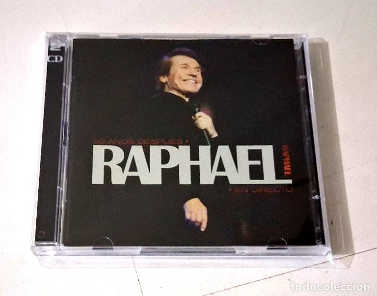 CDs de m&uacute;sica: RAPHAEL &rdquo;50 A&Ntilde;OS DESPUES EN DIRECTO&rdquo; CD +DVD 19 COMO NUEVO