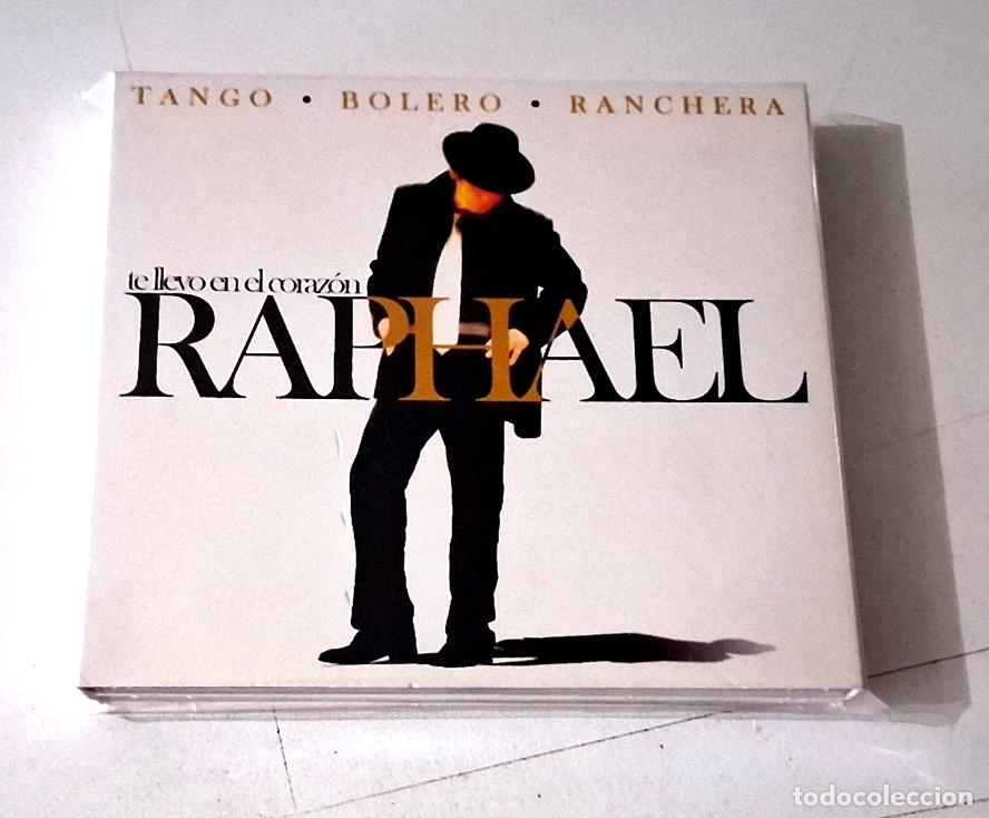 CDs de m&uacute;sica: RAPHAEL &rdquo;TE LEVO EN EL CORAZON&rdquo; 3CD CD COMO NUEVO DIGIPACK TANGO BOLERO RANCHERA
