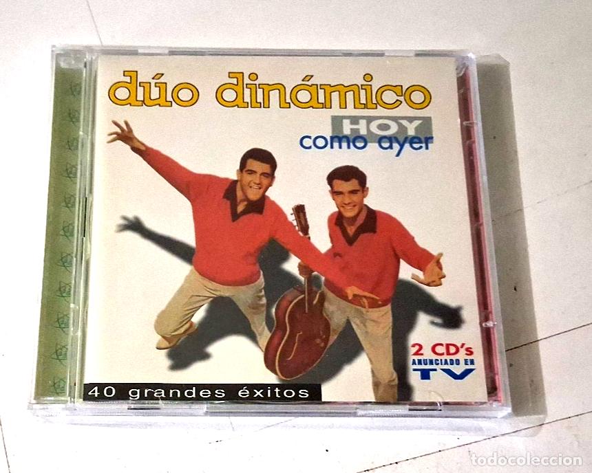 CDs de m&uacute;sica: DUO DINAMICO &rdquo;HOY COMO AYER 40 GRANDES EXITOS&rdquo; 2CD 40 TRACKS CD COMO NUEVO