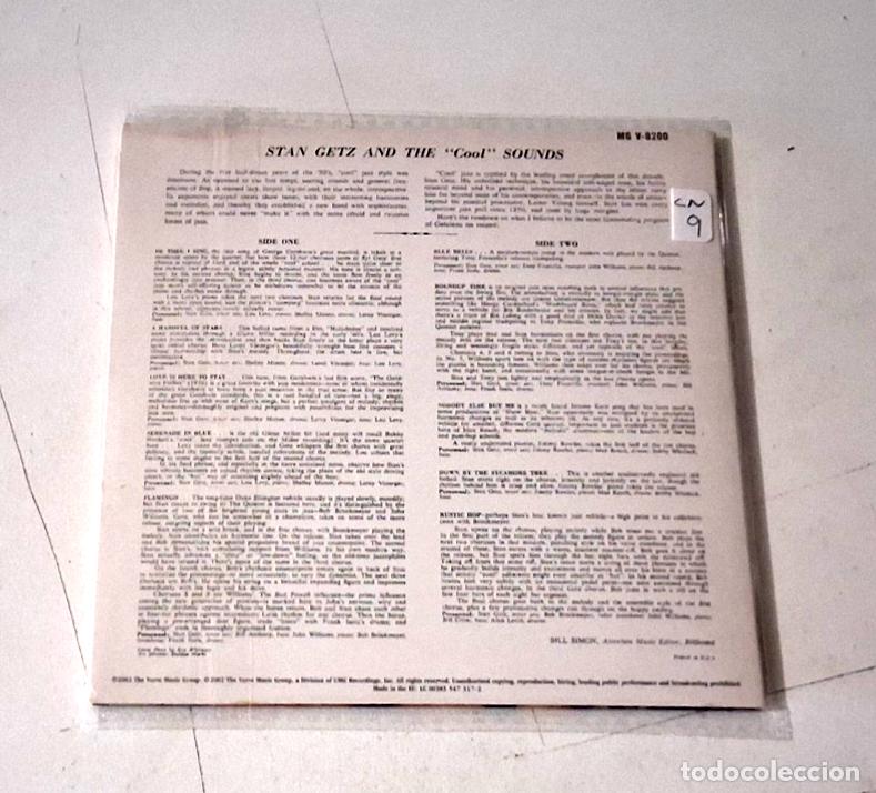 CDs de m&uacute;sica: STAN GETZ &rdquo;AND THE COOL SOUNDS&rdquo; CD DIGIPACK COMO NUEVO - Foto 2