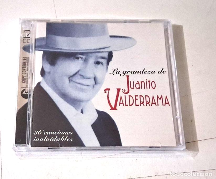 CDs de m&uacute;sica: JUANITO VALDERRAMA &rdquo;LA GRANDEZA DE JUANITO VALDERRAMA&rdquo; 2CD CD 36 TRAC COMO NUEVO