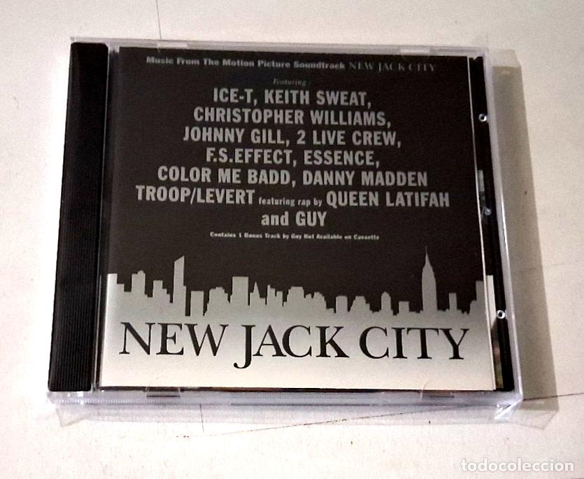 CDs de m&uacute;sica: ORIGINAL SOUNDTRACK &rdquo;NEW JACK CITY&rdquo; CD 11 TRACKS BSO OST BANDA SONORA