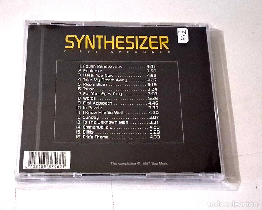 CDs de m&uacute;sica: CD &rdquo;SYNTHESIZER FIRST APPROACH&rdquo; CD 16 TRACKS COMO NUEVO - Foto 2