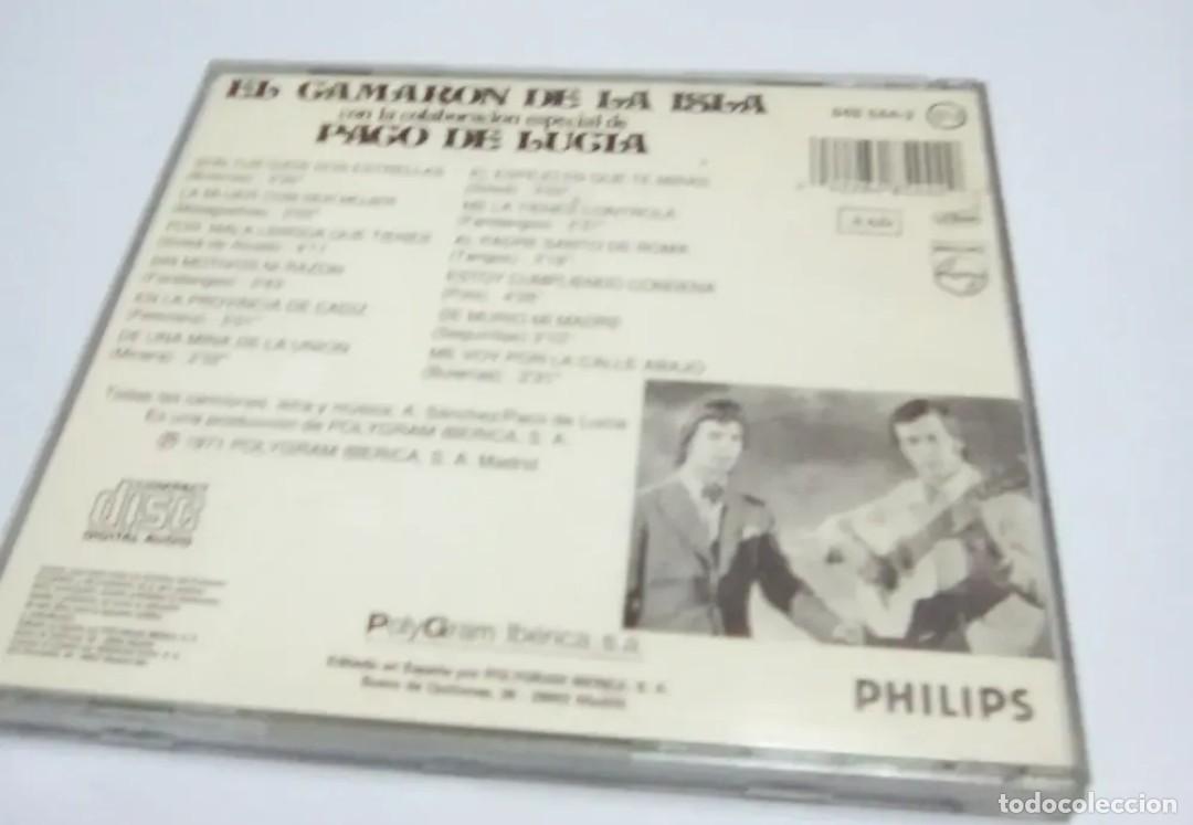 CDs de m&uacute;sica: Camar&oacute;n de la isla y Paco de Lucia CD original de epoca - Foto 2