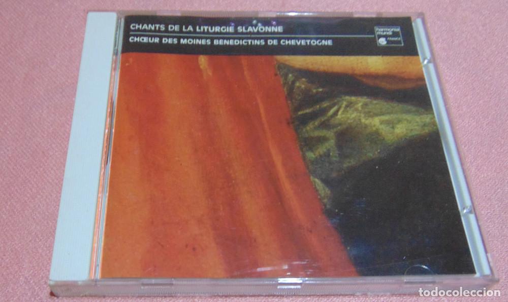 Music CDs: CHANTS DE LITURGIE SLAVONNE - COROS MOINES BENEDICTINS DE CHEVETOGNE - CD MADE IN GERMANY