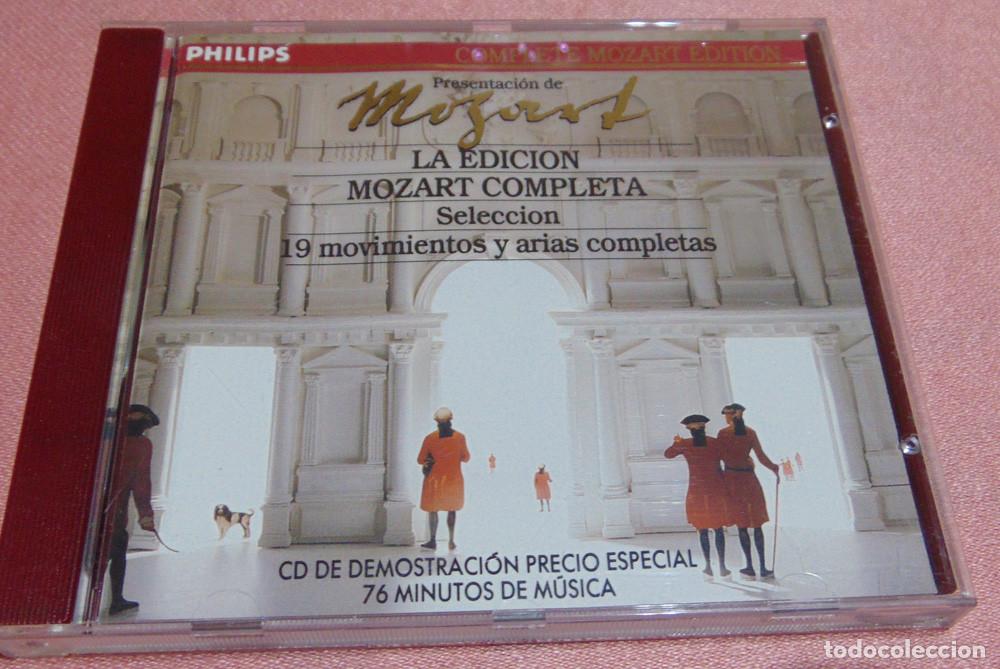Music CDs: CD PRESENTACI&Oacute;N DE LA EDICI&Oacute;N MOZART COMPLETA - CD DEMOSTRACI&Oacute;N CON 19 MOVIMIENTOS Y ARIAS -