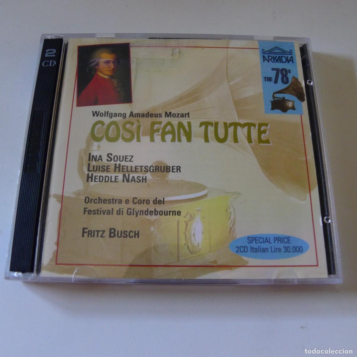 CDs de m&uacute;sica: Wolfgang Amadeus Mozart, Orchestra E Coro di Glyndebourne, Fritz Busch &ndash; Cosi Fan Tutt 2CD