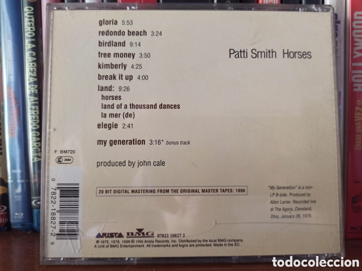 CDs de m&uacute;sica: Patti Smith -Horses CD - Foto 2