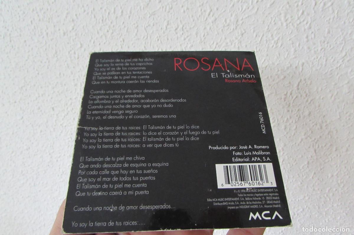 CDs de m&uacute;sica: ROSANA El TALISMAN CD SINGLE - Foto 4