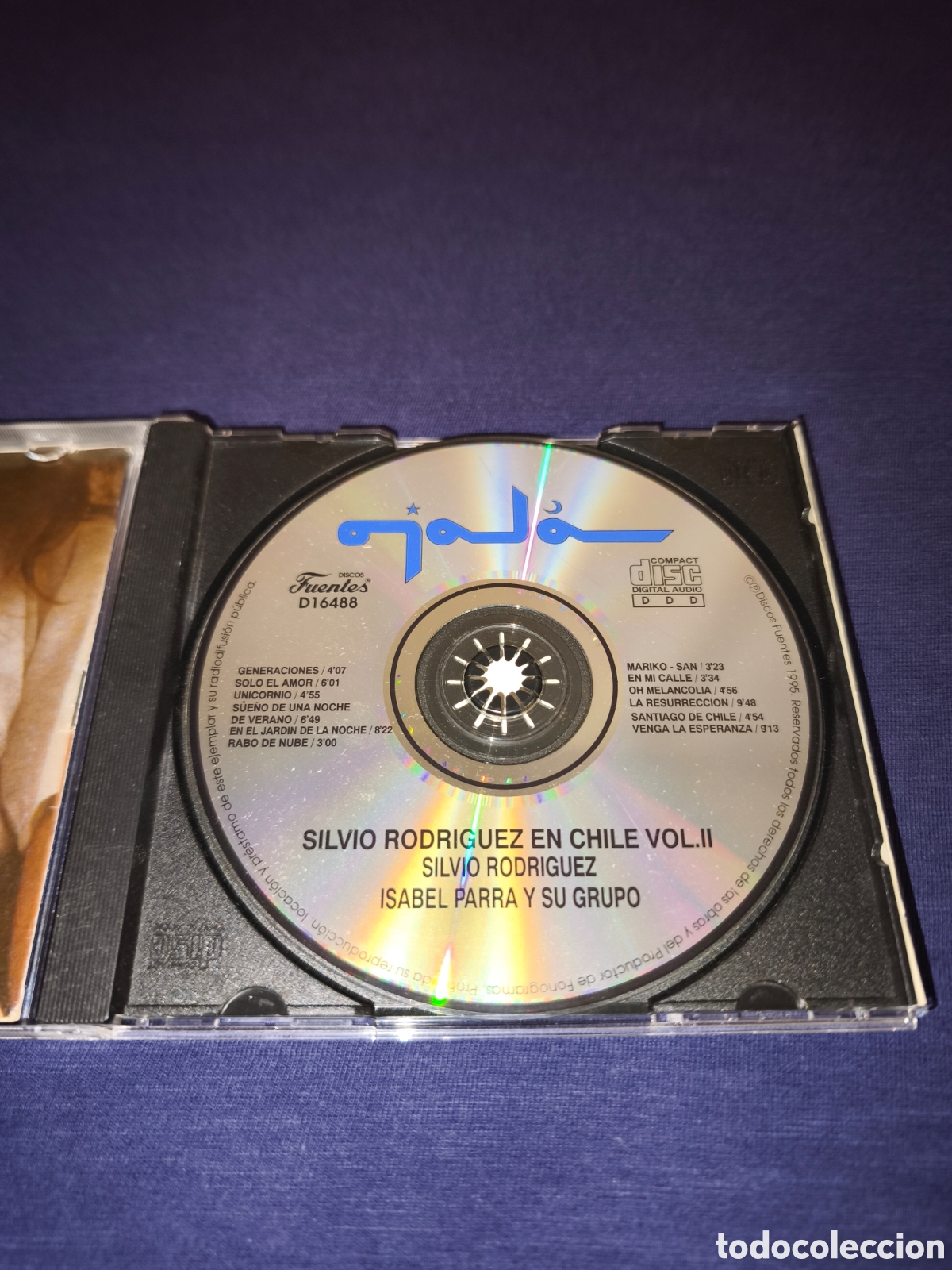 CDs de m&uacute;sica: Silvio Rodr&iacute;guez En Chile vol.2 - Foto 3