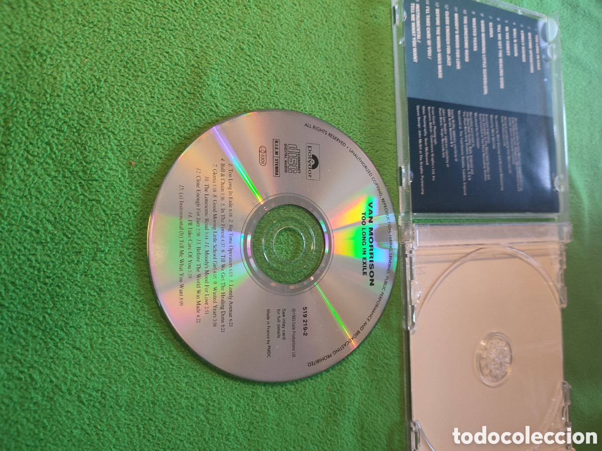 CDs de m&uacute;sica: Van Morrison - Too long in exile - Foto 2