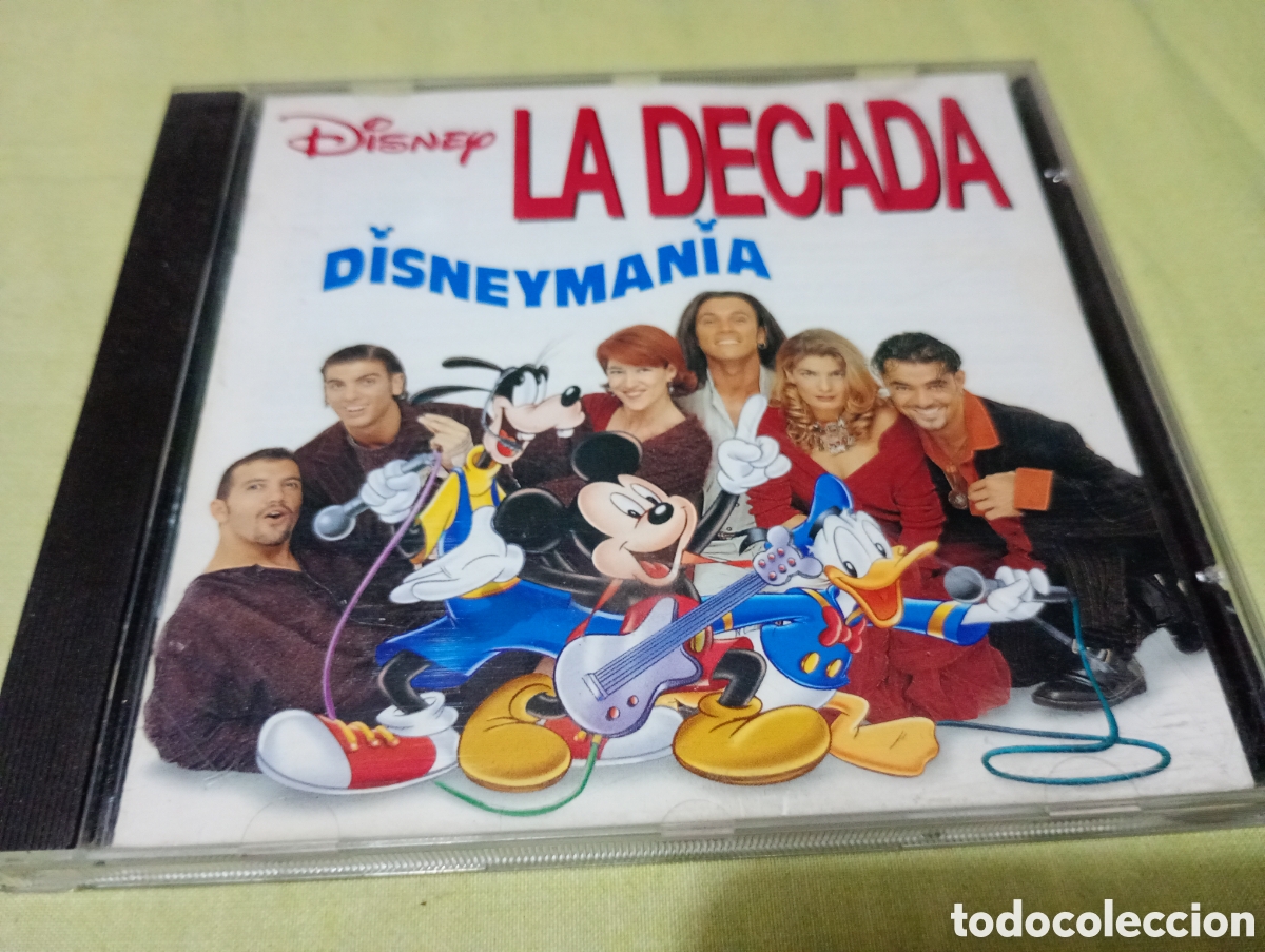 CDs de m&uacute;sica: La d&eacute;cada Disneymania CD Disney