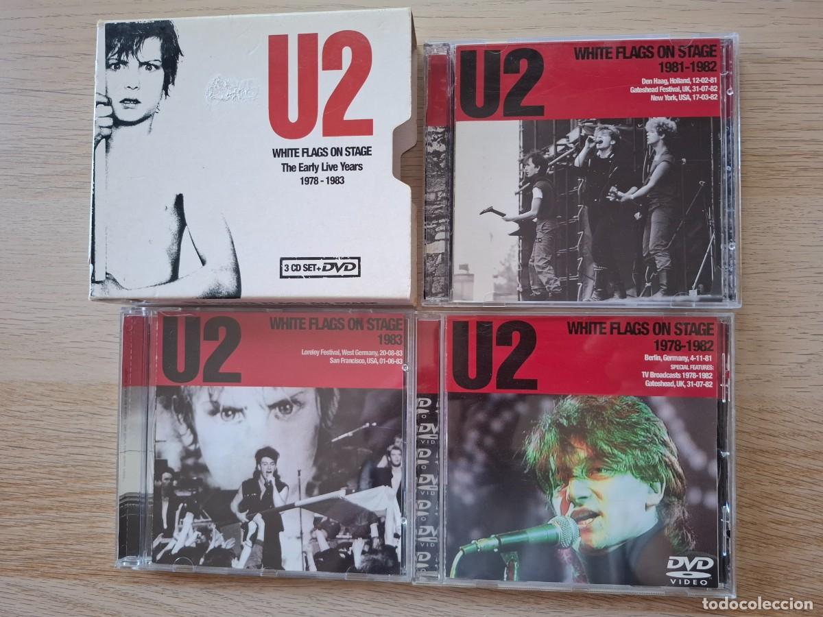 CDs de m&uacute;sica: U2 (3CD SET+DVD) WHITE FLAGS ON STAGE