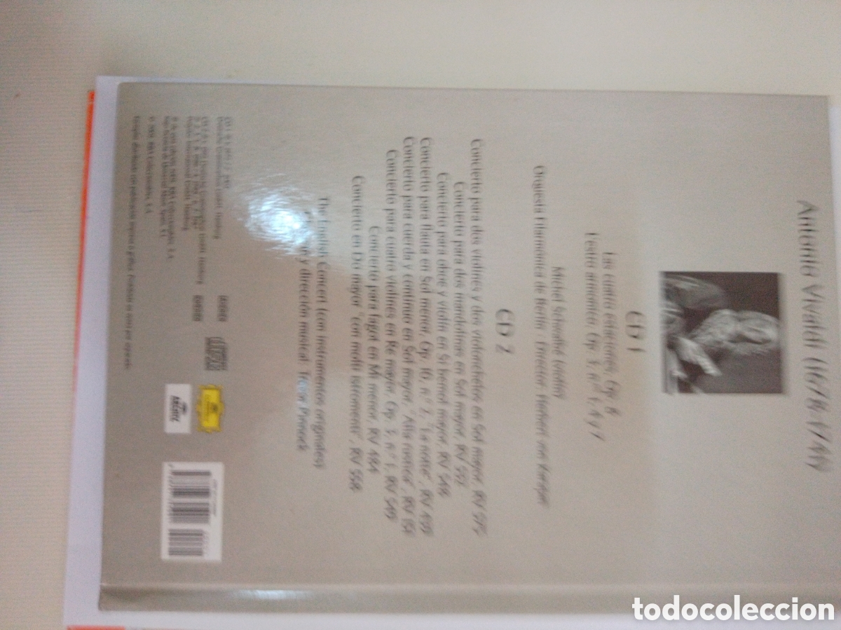 CDs de m&uacute;sica: Libro Biograf&iacute;a de Vivaldi - Foto 2
