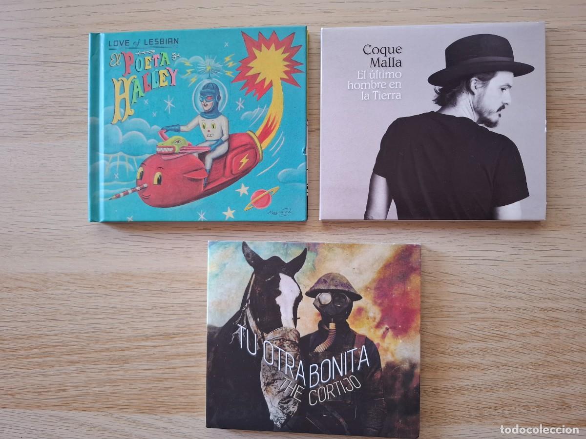 CDs de m&uacute;sica: LOTE 3 CDS: COQUE MALLA, LOVE OF LESBIAN, TU OTRA BONITA.