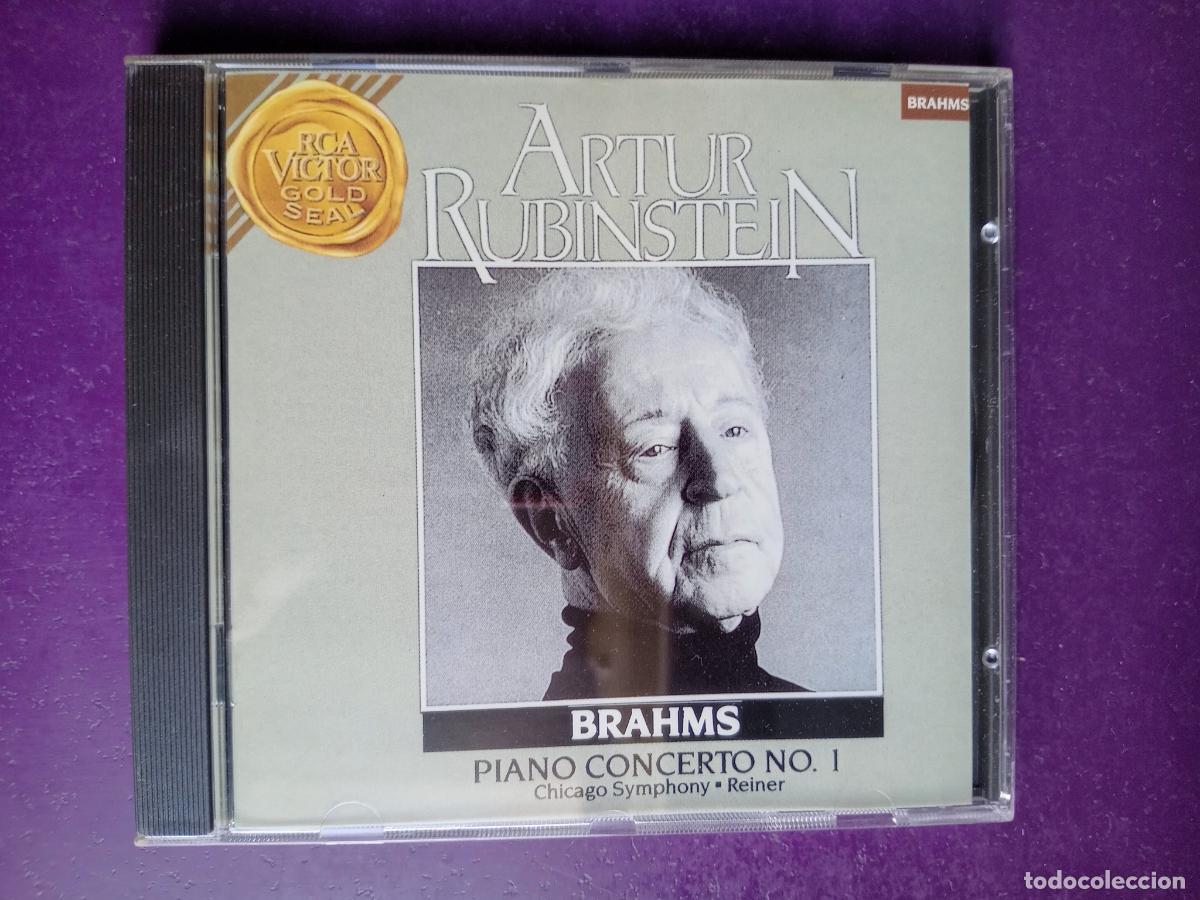 CDs de m&uacute;sica: Brahms - Rubinstein, Chicago Symphony, Reiner &ndash; Piano Concerto No. 1 - CD RCA 1992 -