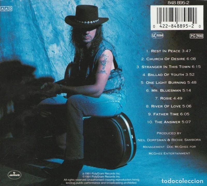 CDs de m&uacute;sica: RICHIE SAMBORA. STRANGER IN THIS TOWN. CD. - Foto 2