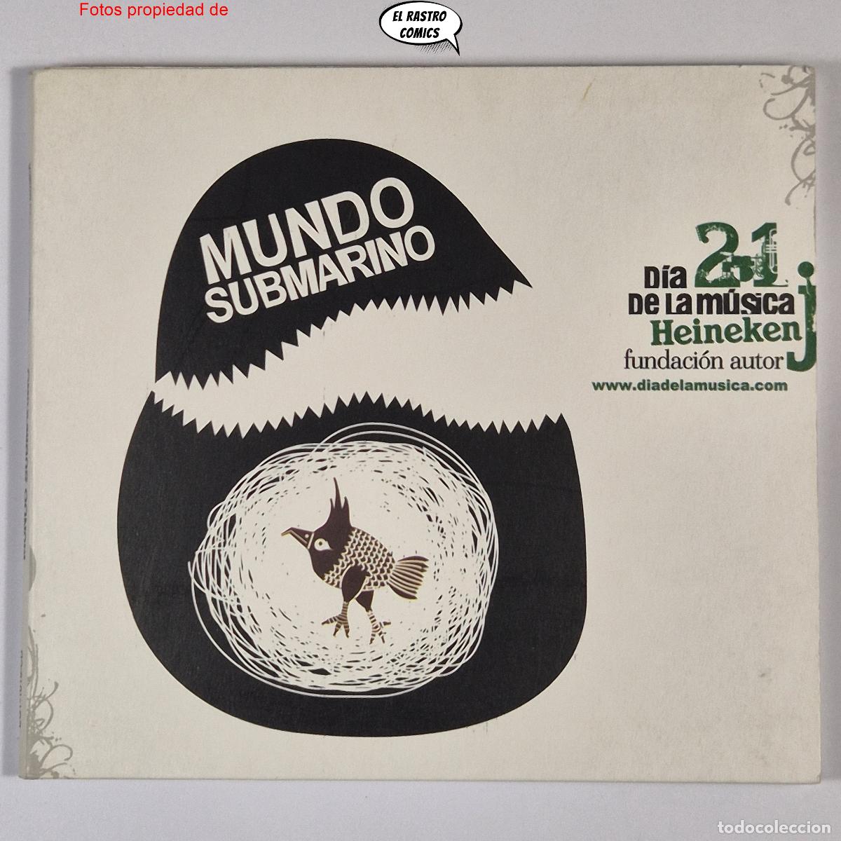 CDs de m&uacute;sica: Mundo Submarino, Edici&oacute;n Especial D&iacute;a de la M&uacute;sica, Bandas Valencianas, CD EGT 2008, muy buen estado