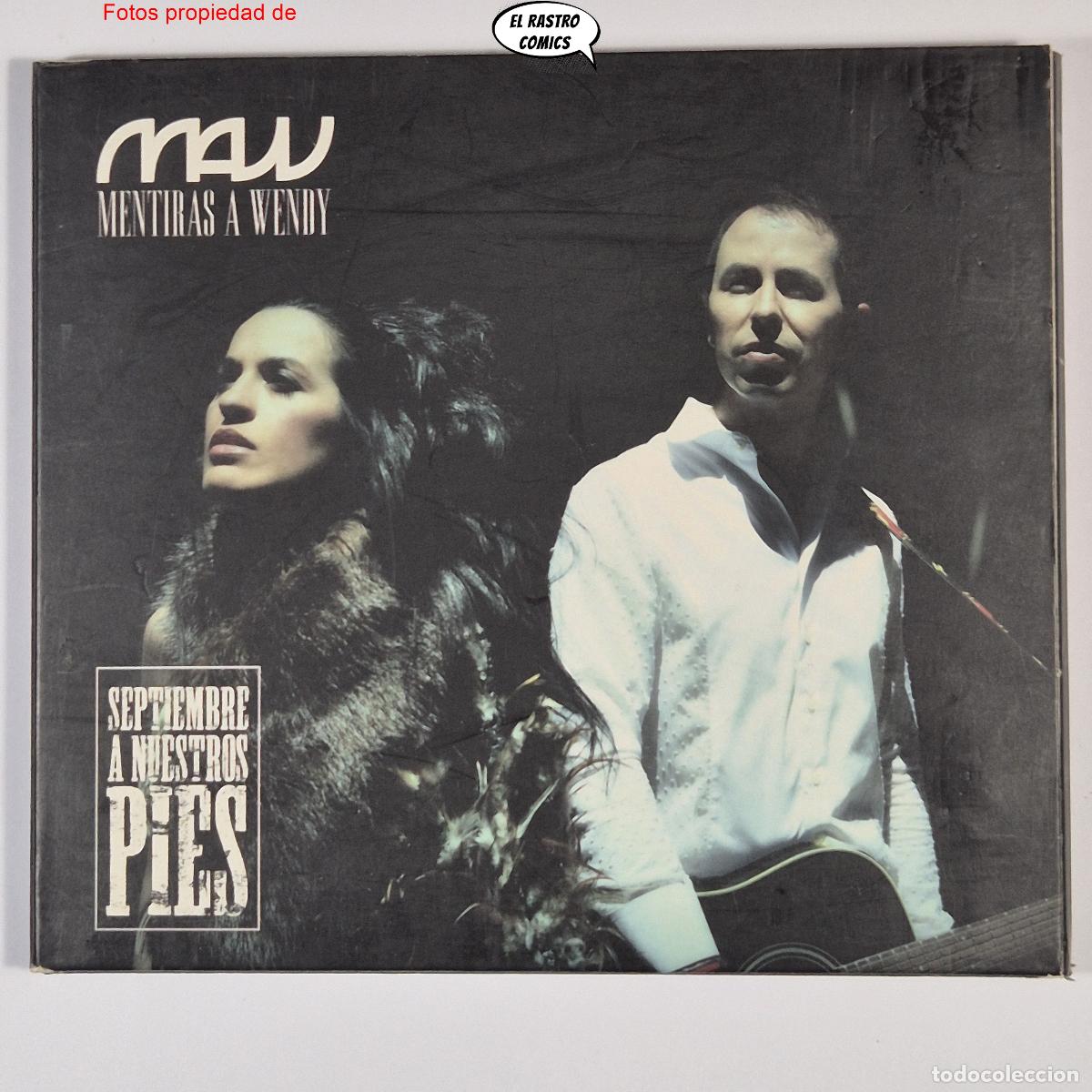 CDs de m&uacute;sica: MAW, Mentiras A Wendy, Septiembre a nuestros pies CD 2012, Banda de Valencia Pop Rock excelente est
