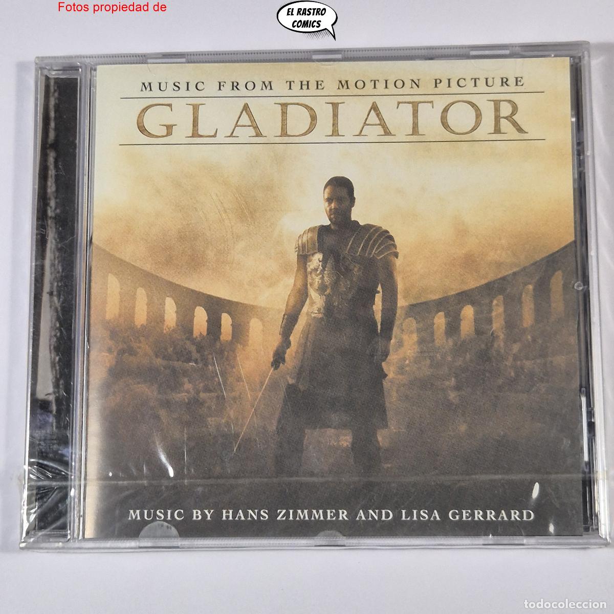 CDs de m&uacute;sica: Gladiator, Hans Zimmer and Lisa Gerrard, CD precintado, Decca 2000, BSO, B S O