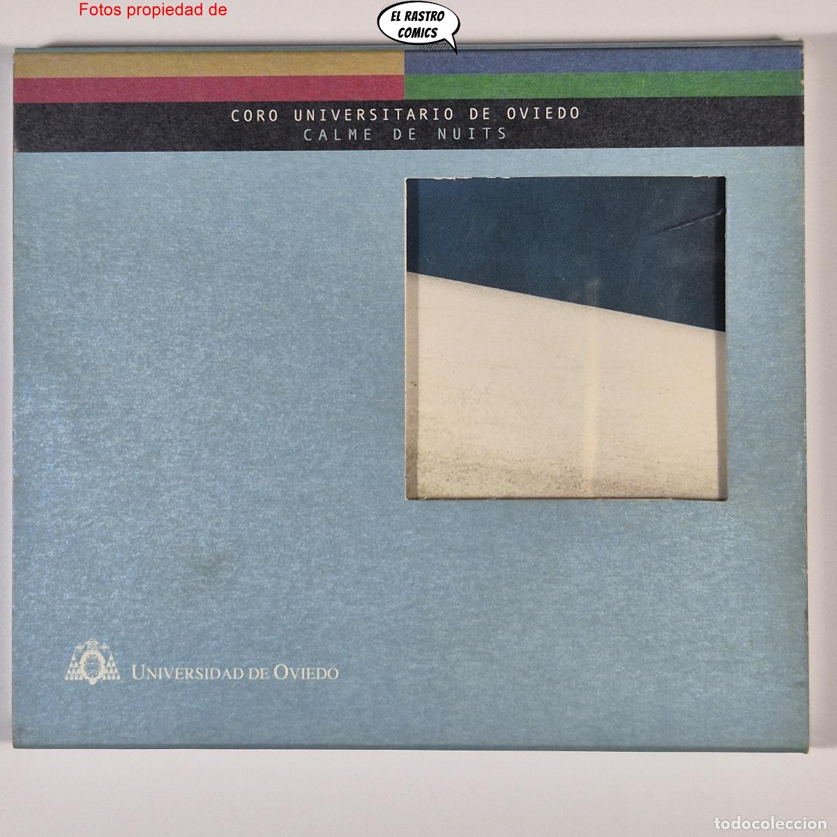 CDs de m&uacute;sica: Coro Universitario de Oviedo, Calme de nuits, CD Fonogr&aacute;fica Asturiana, 2001, excelente estado