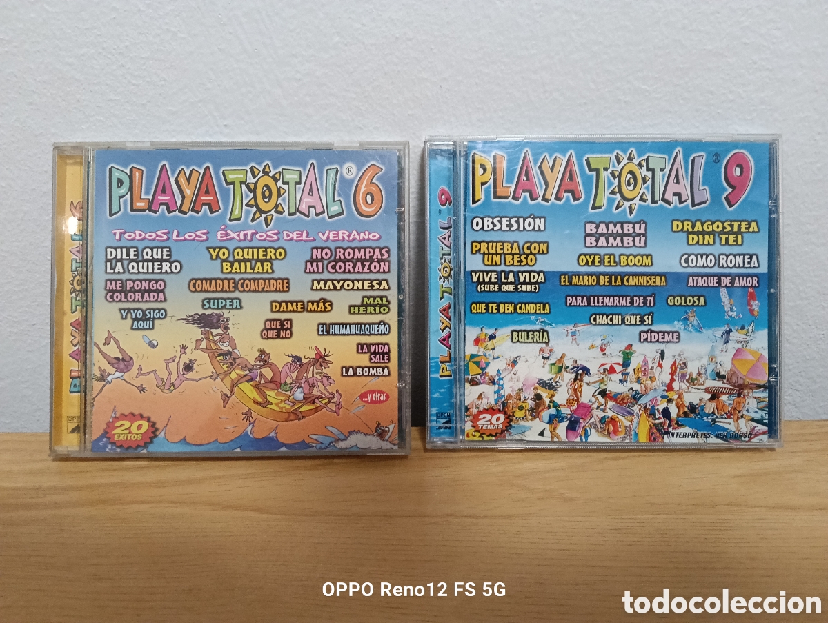 CDs de m&uacute;sica: Cd Playa Total Vol.6 y Vol. 9 - Foto 1