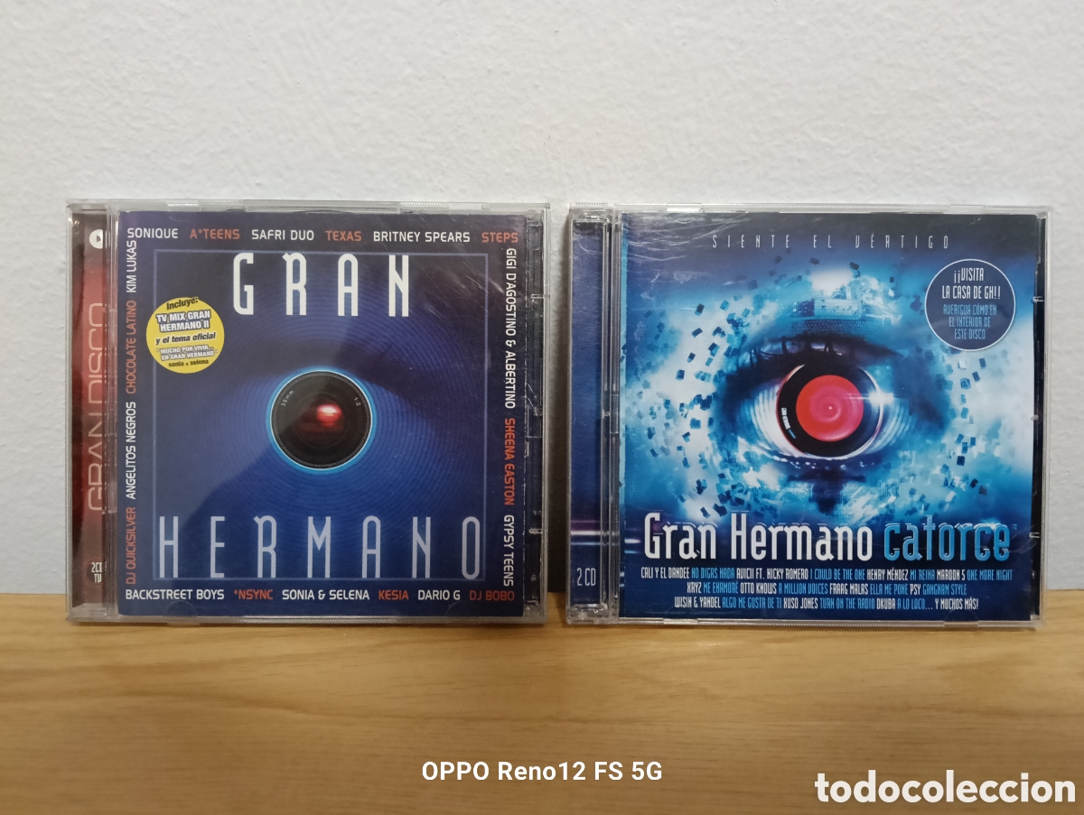 CDs de m&uacute;sica: CD Gran Hermano Vol 1 y Vol 14