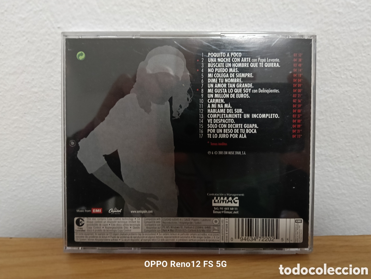 CDs de m&uacute;sica: CD El Arrebato ( Grandes &Eacute;xitos ) - Foto 2