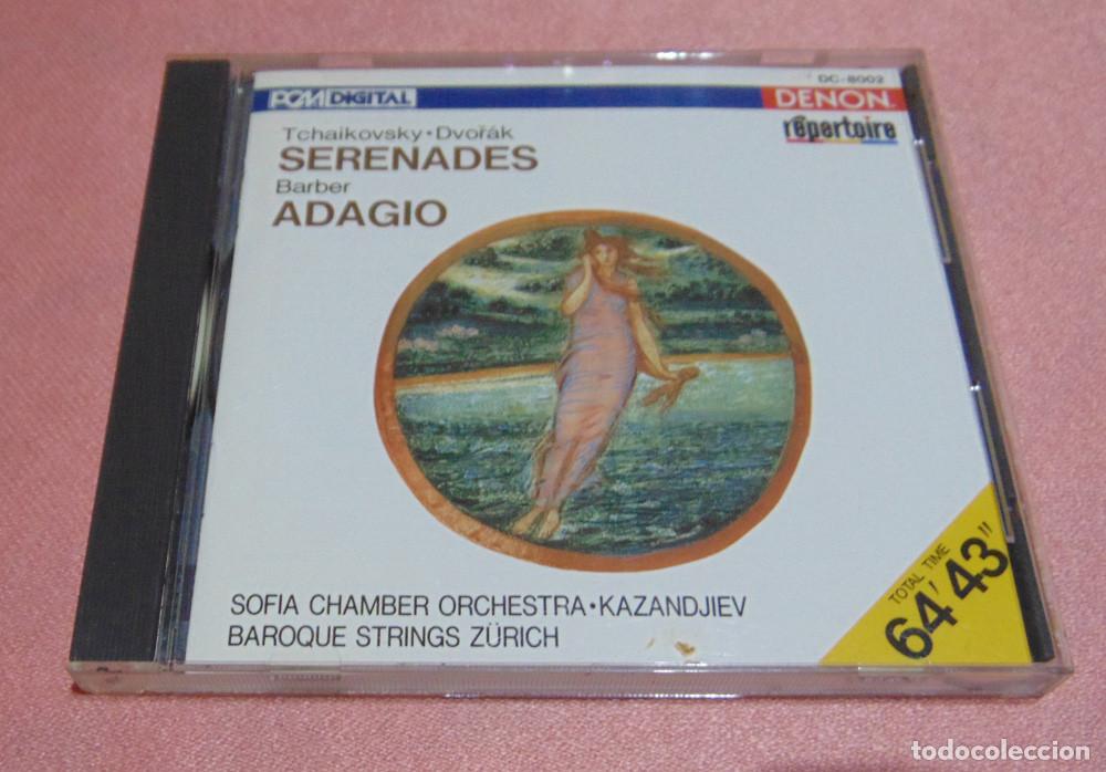 CDs de m&uacute;sica: TCHAIKOVSKY - DVORAK - BARBER - SERENADE - ADAGIO - CD ALBUM MADE IN JAPAN -