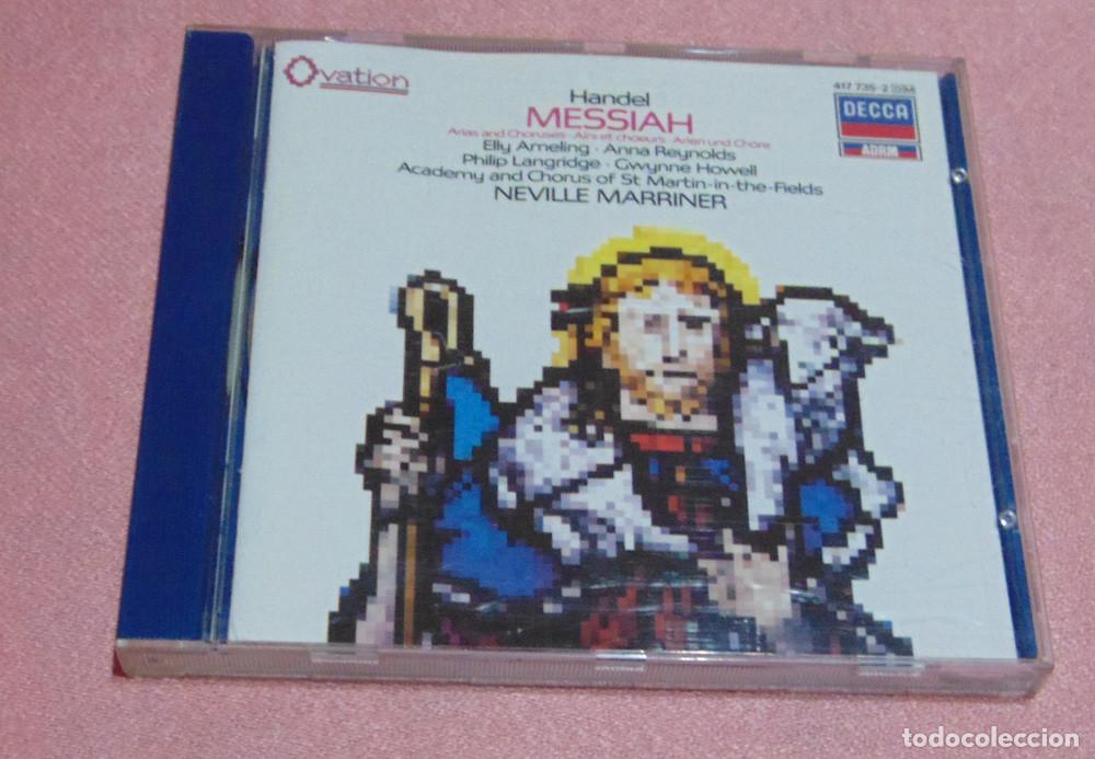 CD de M&uacute;sica: HANDEL - MESSIAH -ARIAS COROS- CD -ACADEMY AND CHORUS OF ST. MARTIN IN THE FIELDS - NEVILLE MARRINER